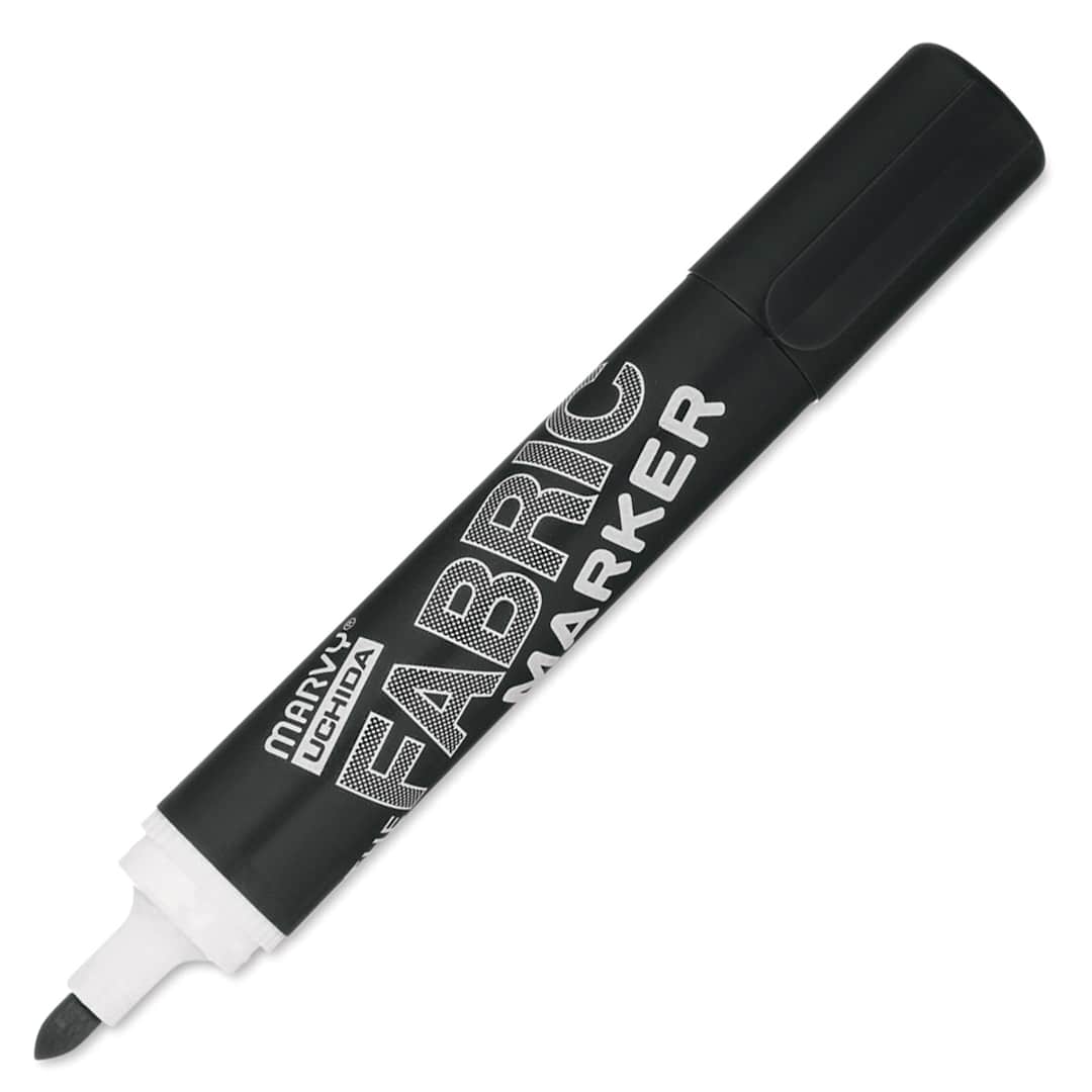 Open in modal - Marvy Fabric Marker - Black, single marker
