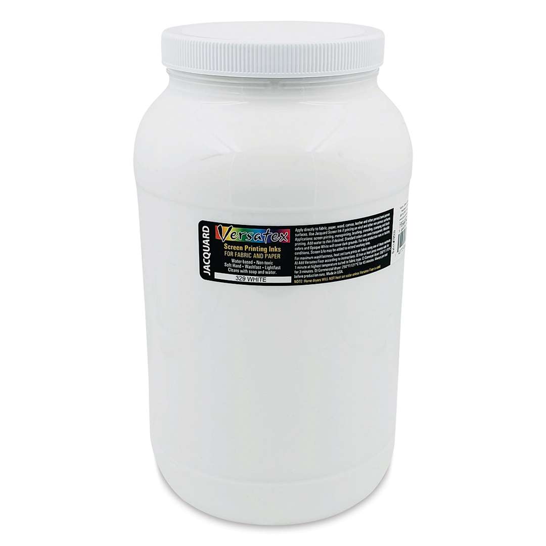 Open in modal - Jacquard Versatex Screen Printing Ink - White, Gallon