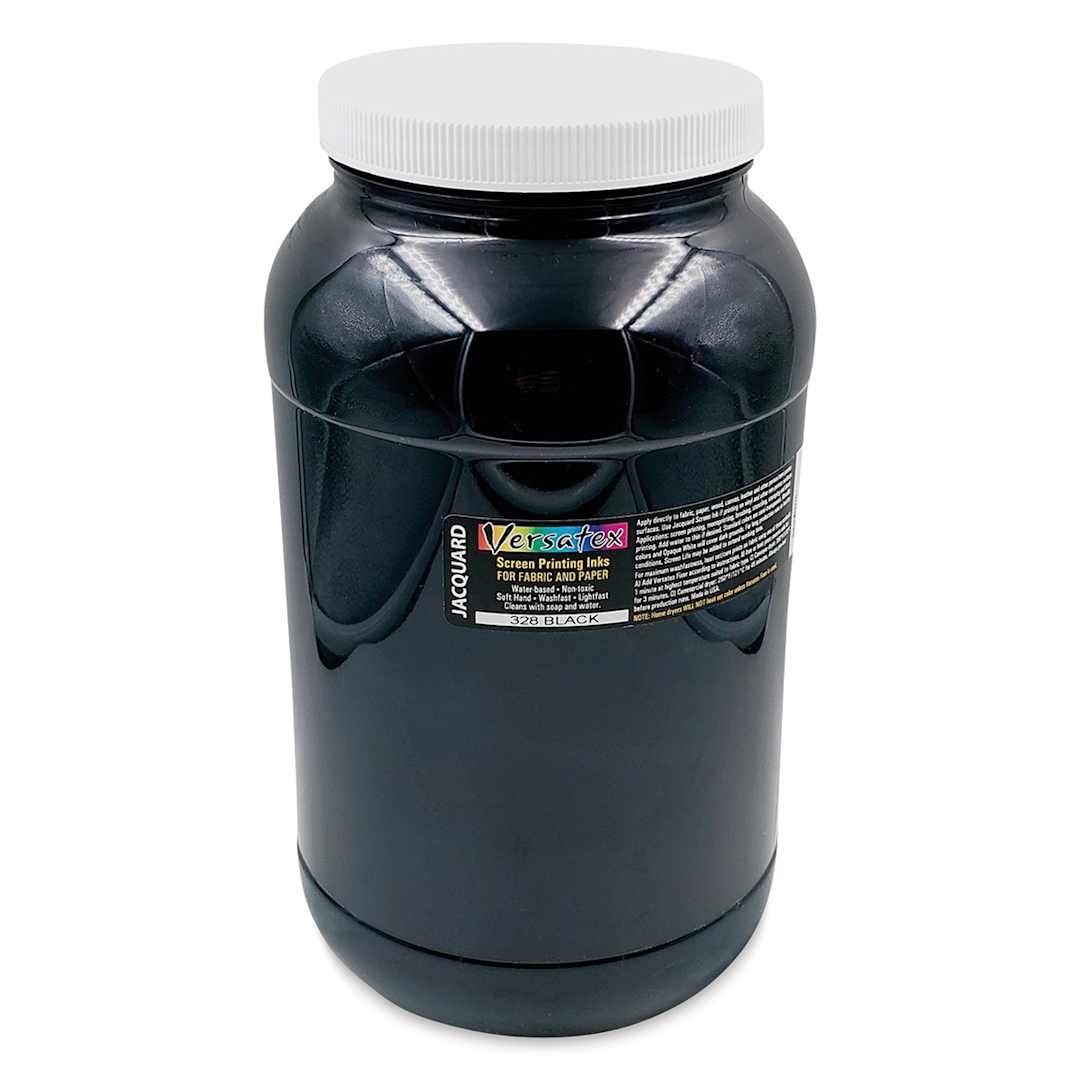 Open in modal - Jacquard Versatex Screen Printing Ink - Black, 128 oz jar