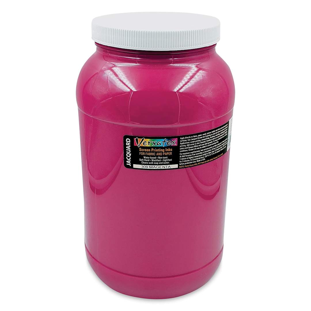 Open in modal - Jacquard Versatex Screen Printing Ink - Magenta, 128 oz jar