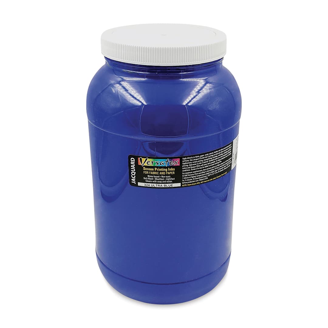 Open in modal - Jacquard Versatex Screen Printing Ink - Ultra Blue, 128 oz jar