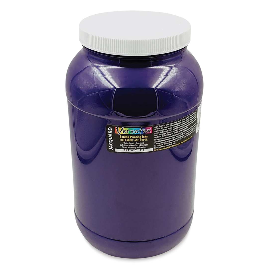 Open in modal - Jacquard Versatex Screen Printing Ink - Violet, 128 oz jar