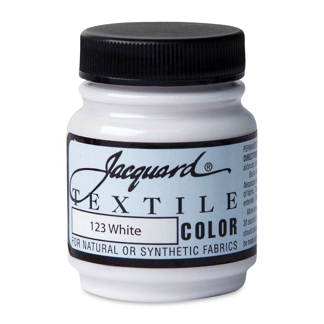 Open in modal - Jacquard Textile Color - White, 2.25 oz jar