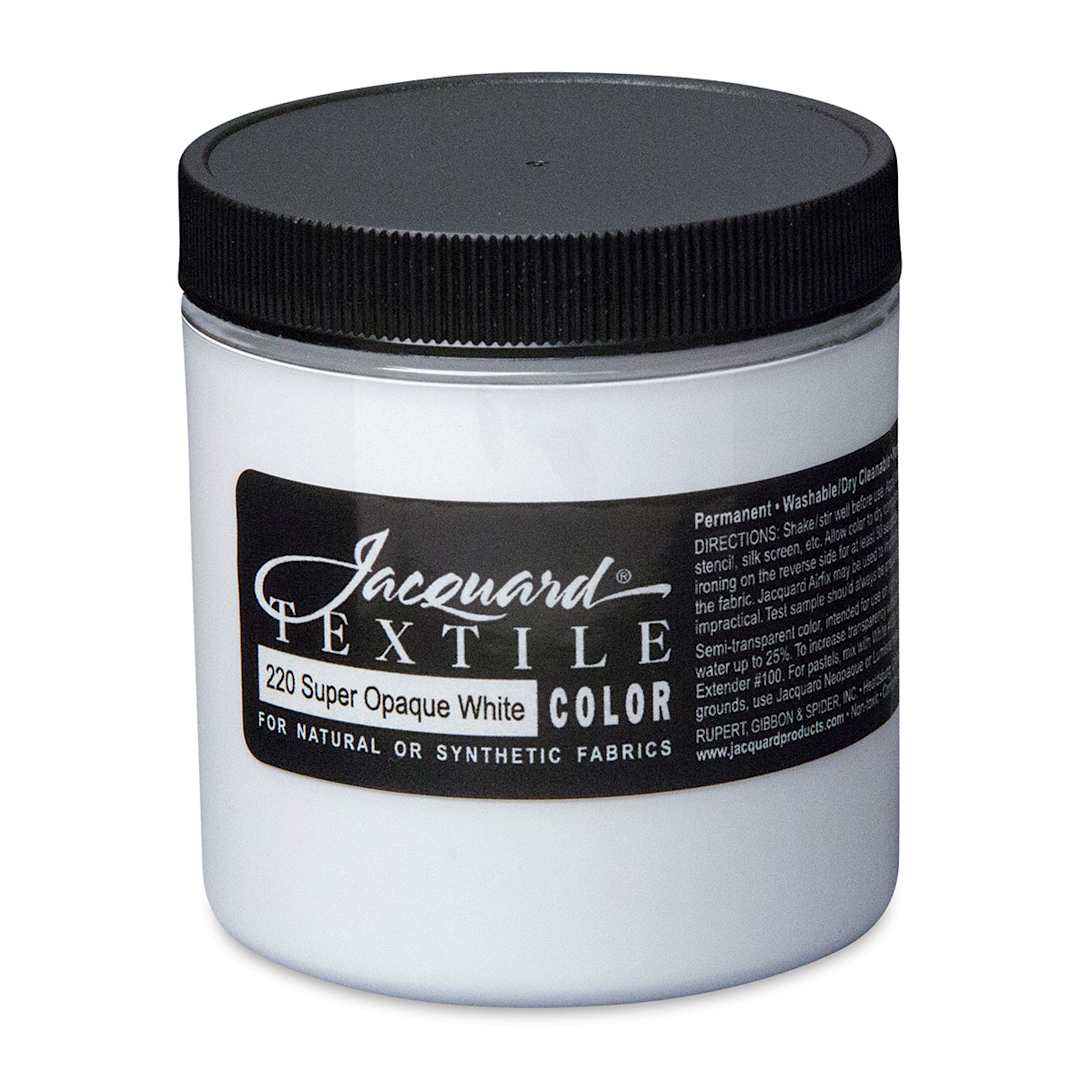 Open in modal - Jacquard Textile Color - Opaque White, 8 oz jar