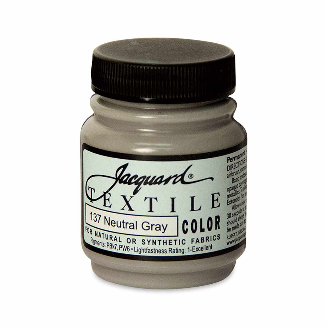 Open in modal - Jacquard Textile Color - Neutral Gray, 2.25 oz jar