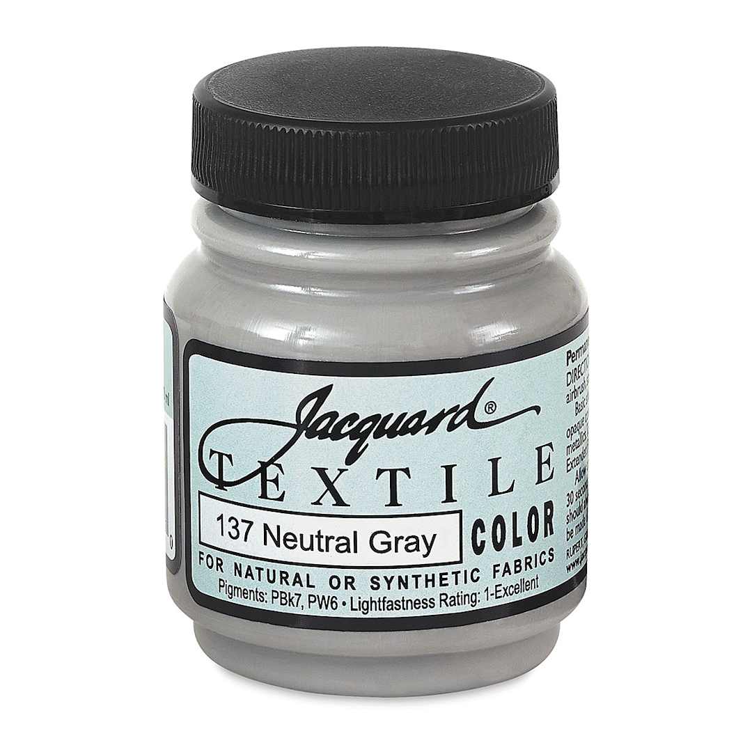 Open in modal - Jacquard Textile Color - Neutral Gray, 8 oz jar
