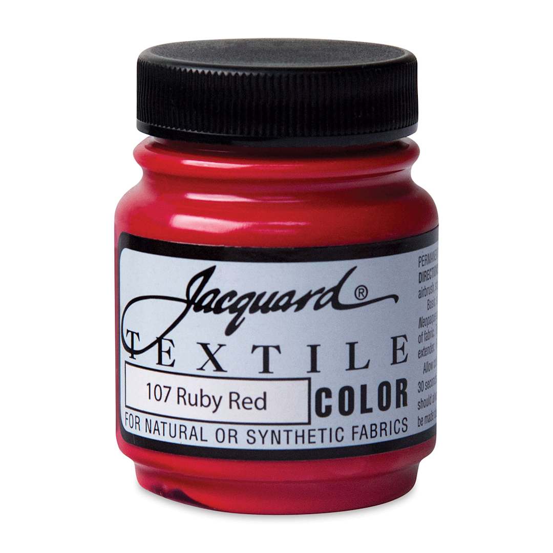 Open in modal - Jacquard Textile Color - Ruby Red, 2.25 oz jar