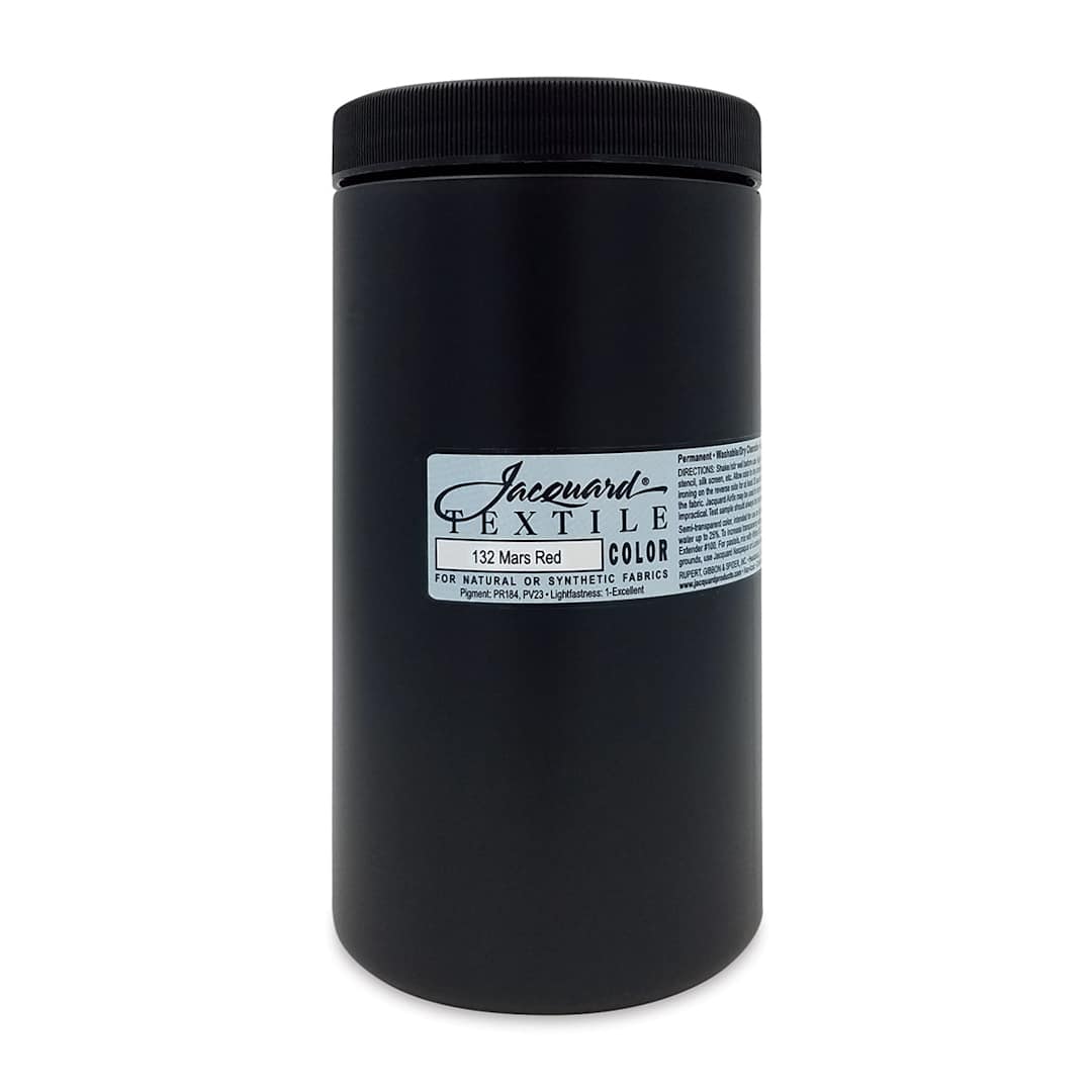 Open in modal - Jacquard Textile Color - Mars red, 32 oz jar