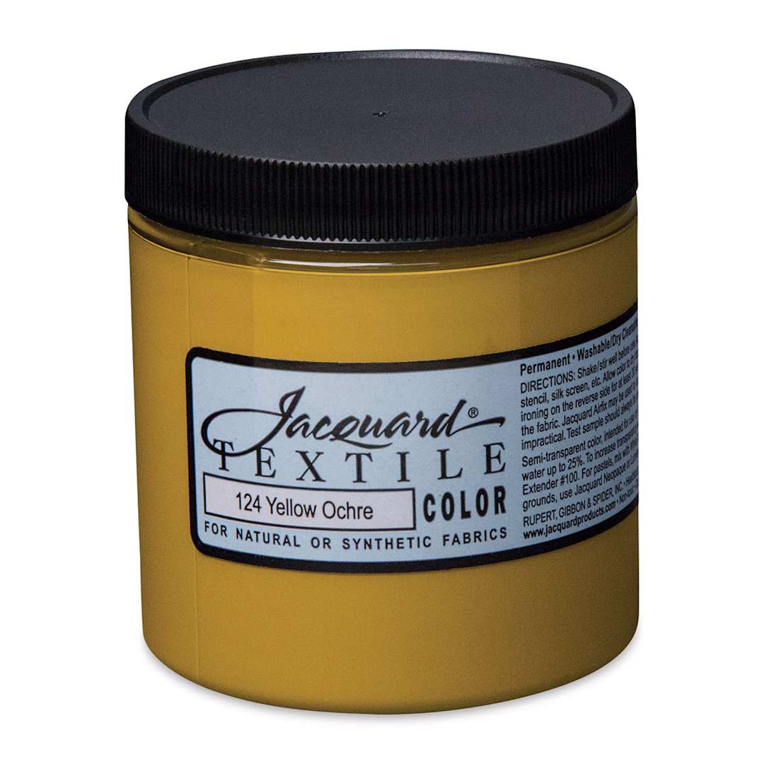Open in modal - Jacquard Textile Color - Yellow Ochre, 8 oz jar