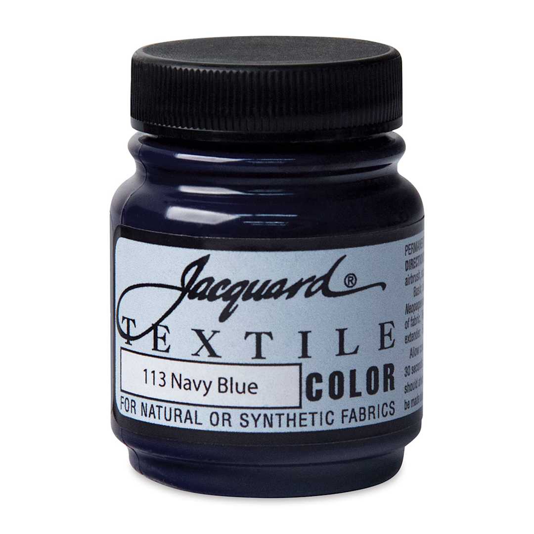 Open in modal - Jacquard Textile Color - Navy, 2.25 oz jar