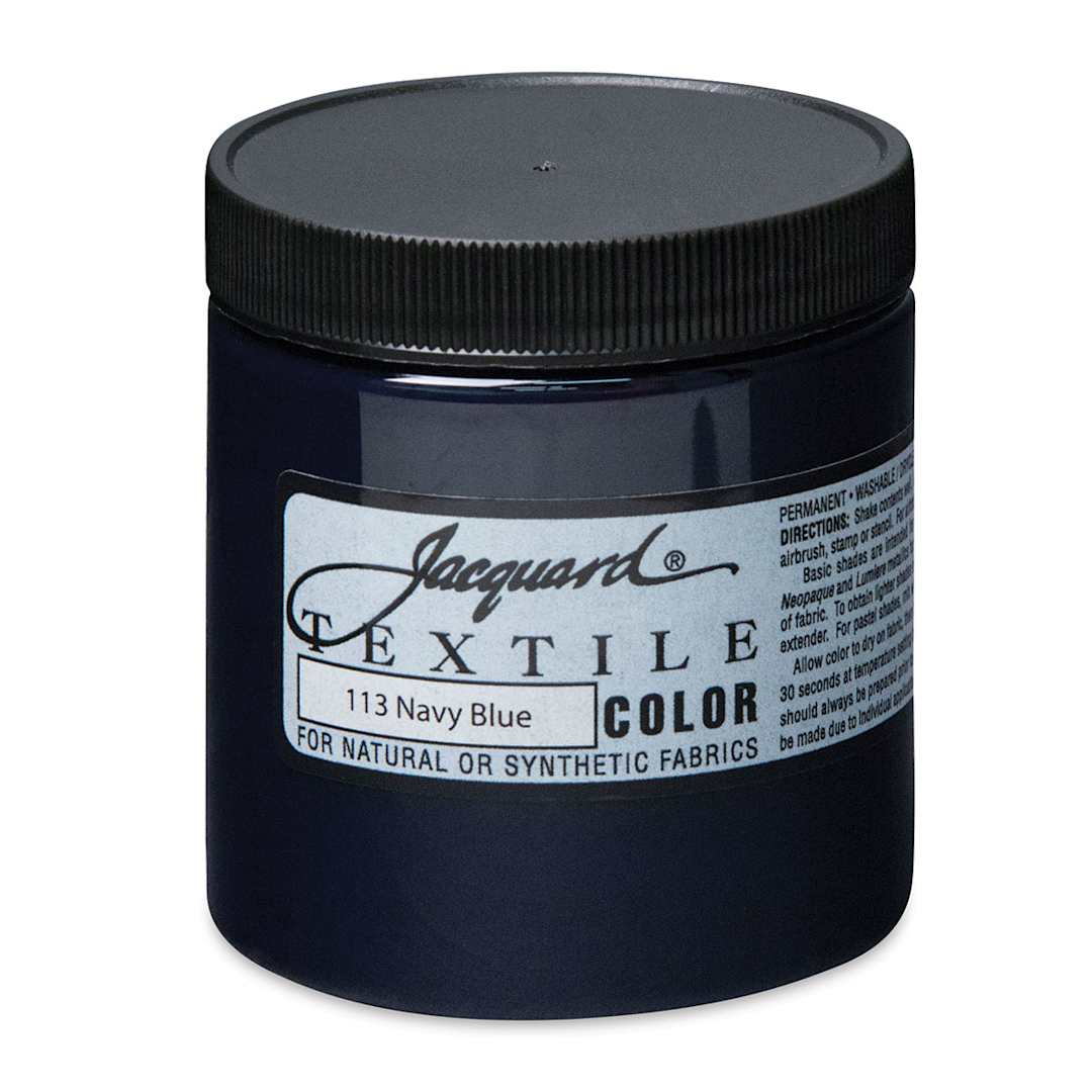 Open in modal - Jacquard Textile Color - Navy, 8 oz jar