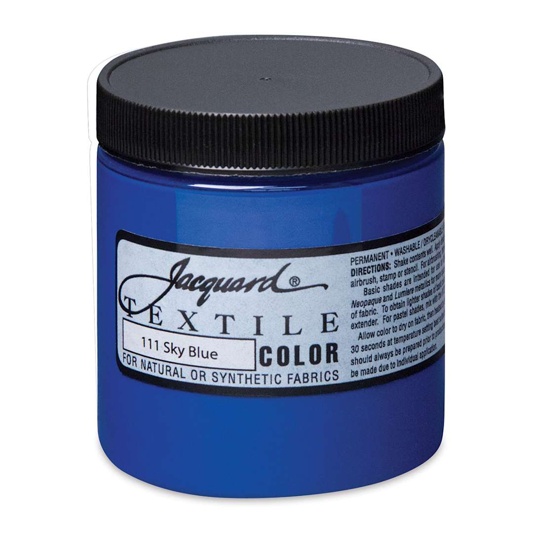 Open in modal - Jacquard Textile Color - Sky Blue, 8 oz jar