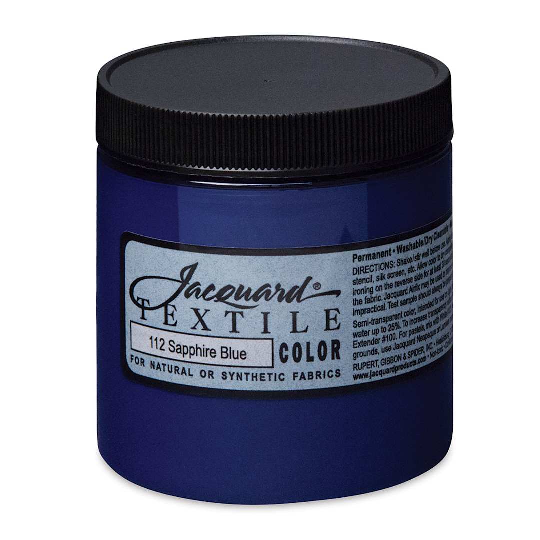 Open in modal - Jacquard Textile Color - Sapphire  Blue, 8 oz jar