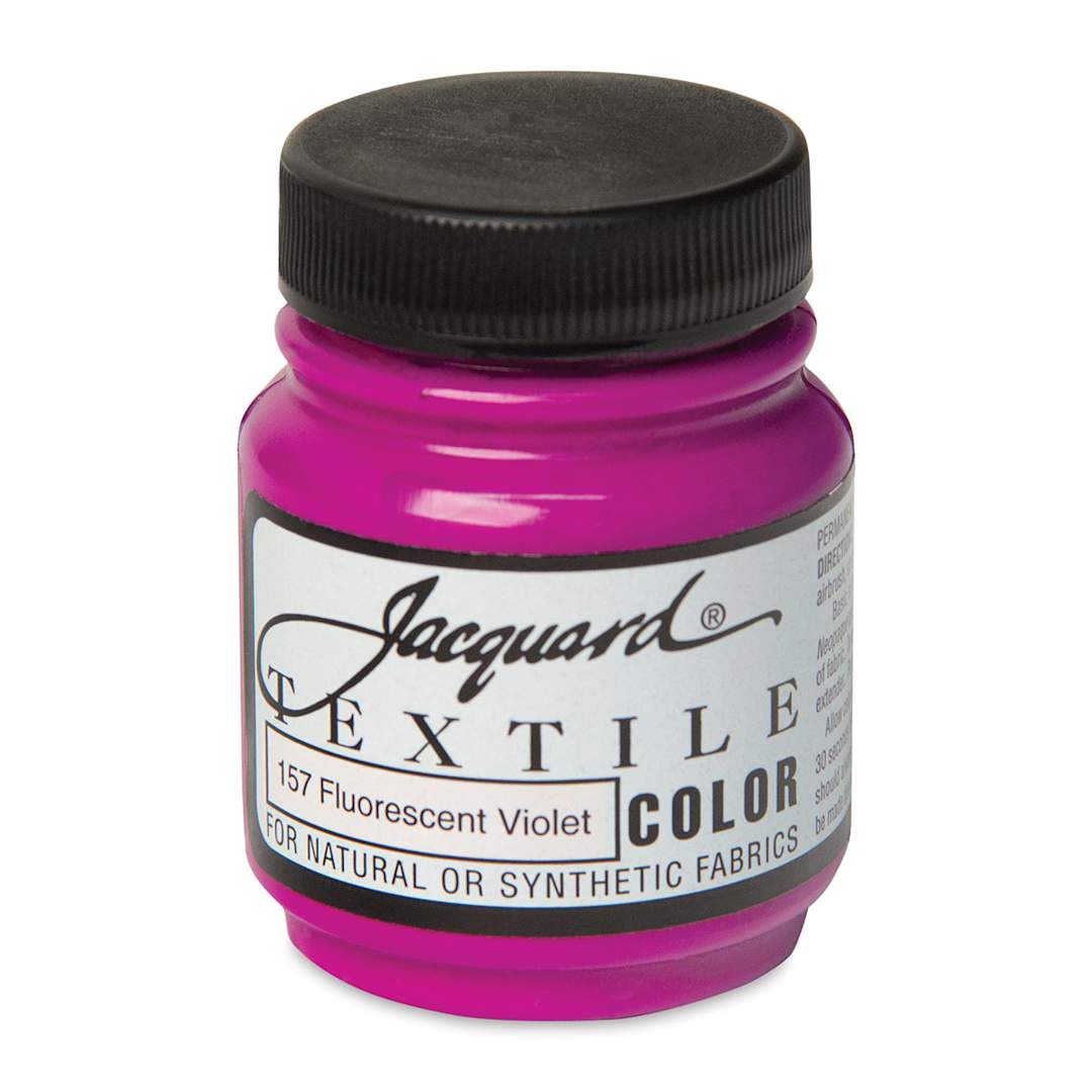 Open in modal - Jacquard Textile Color - Fluorescent Violet, 2.25 oz jar