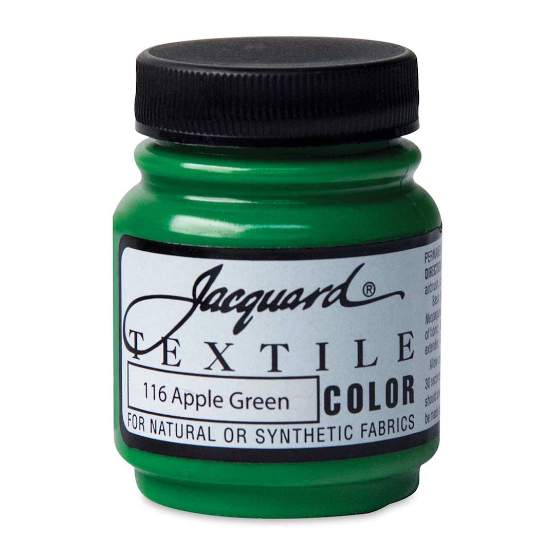 Open in modal - Jacquard Textile Color - Apple Green. 2.25 oz jar
