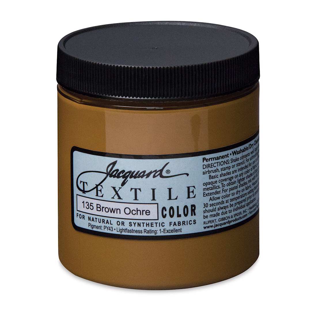 Open in modal - Jacquard Textile Color - Brown Ochre, 8 oz jar