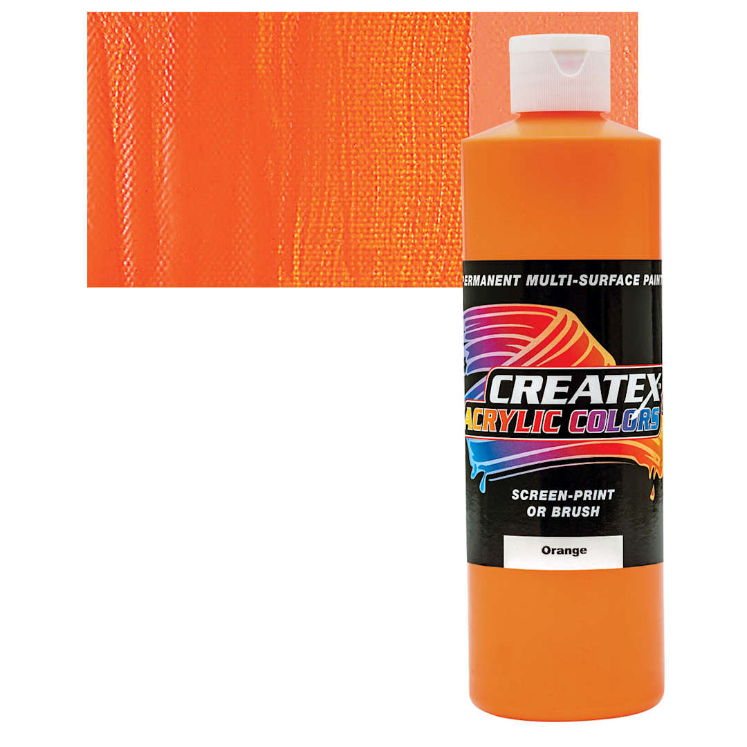 Open in modal - Createx Acrylic - Orange, Pint and swatch