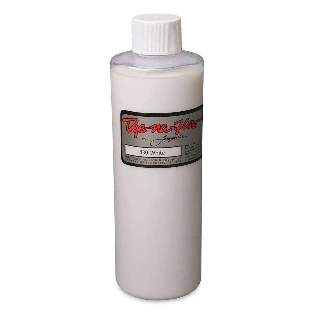 Open in modal - Jacquard Dye-Na-Flow Fabric Color - White, 8 oz bottle