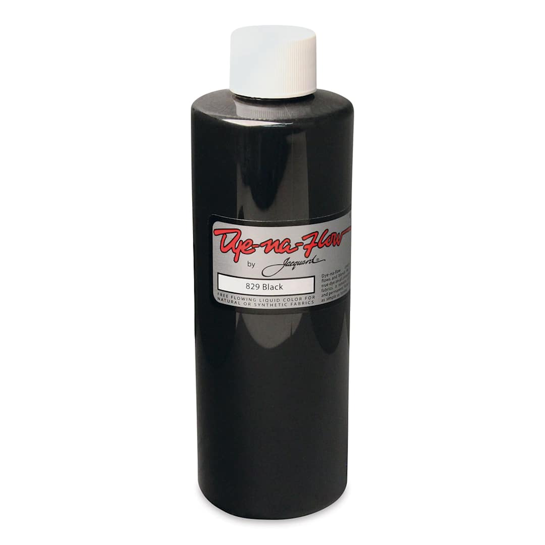 Open in modal - Jacquard Dye-Na-Flow Fabric Color - Black, 8 oz bottle