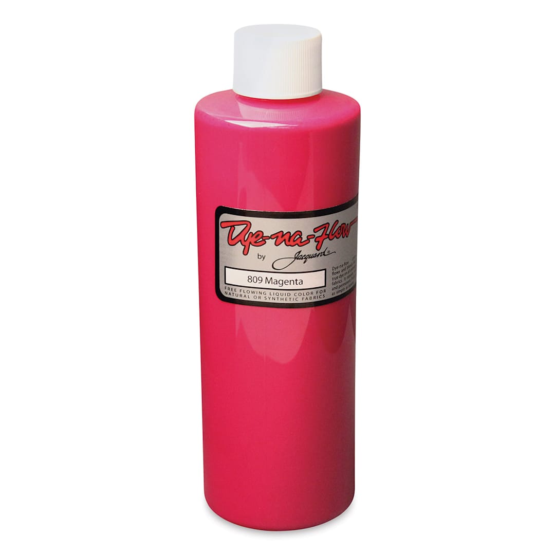 Open in modal - Jacquard Dye-Na-Flow Fabric Color - Magenta, 8 oz bottle