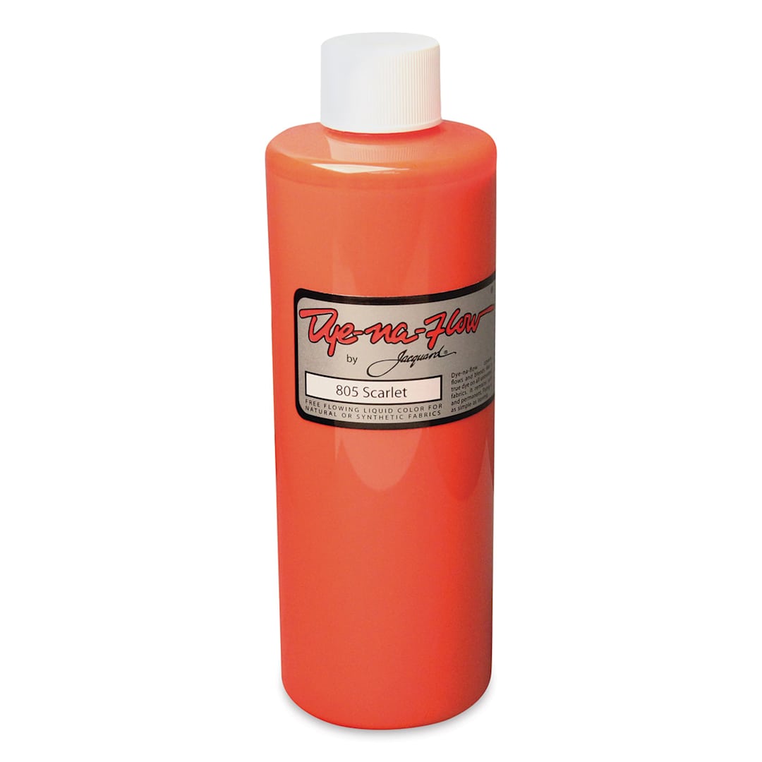 Open in modal - Jacquard Dye-Na-Flow Fabric Color - Scarlet, 8 oz bottle