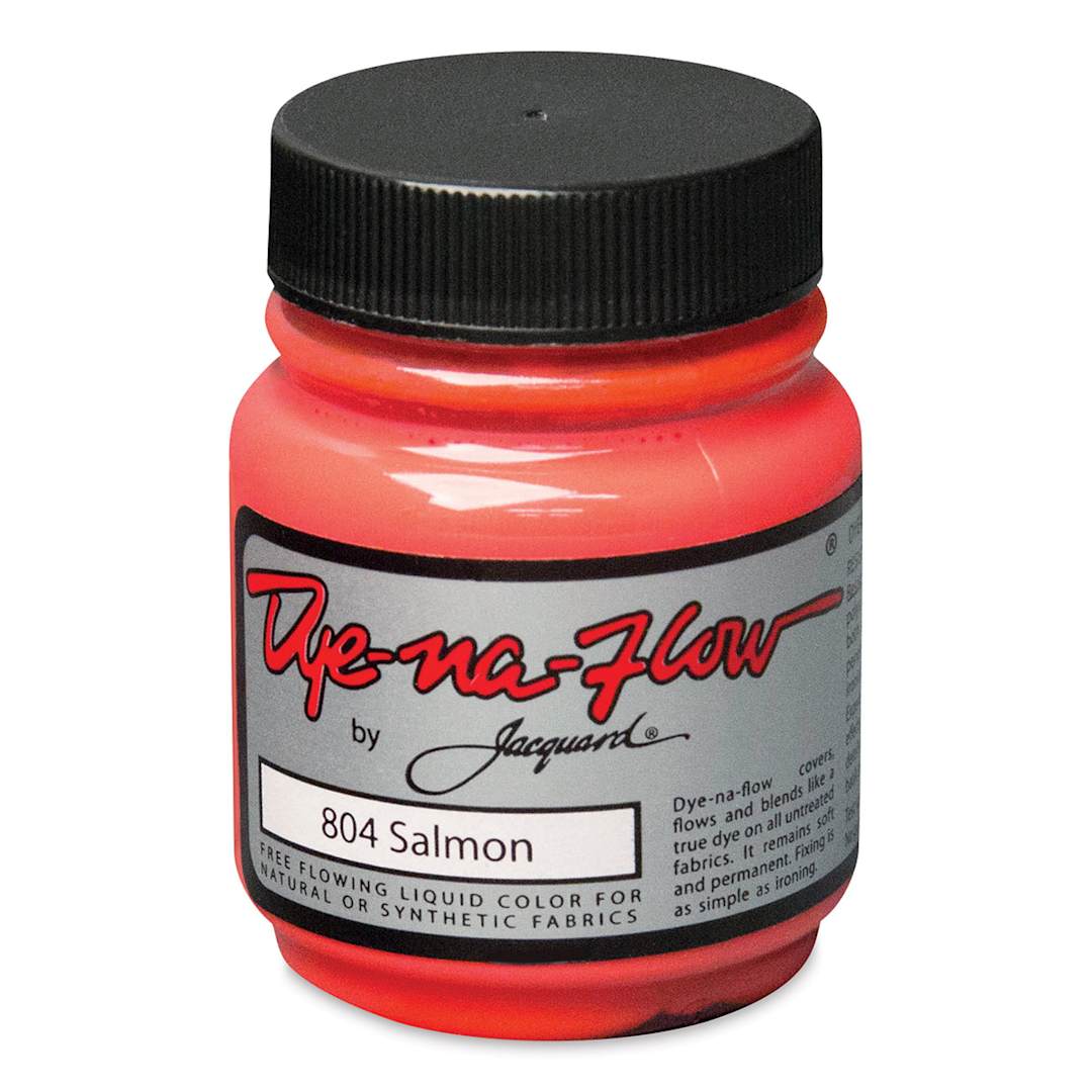 Open in modal - Jacquard Dye-Na-Flow Fabric Color - Salmon, 2.25 oz jar