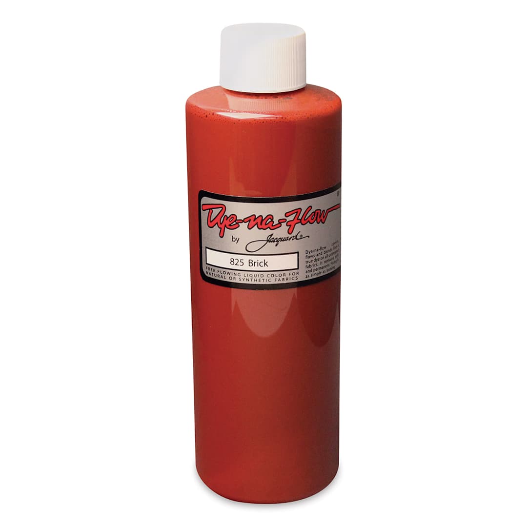 Open in modal - Jacquard Dye-Na-Flow Fabric Color - Brick, 8 oz bottle