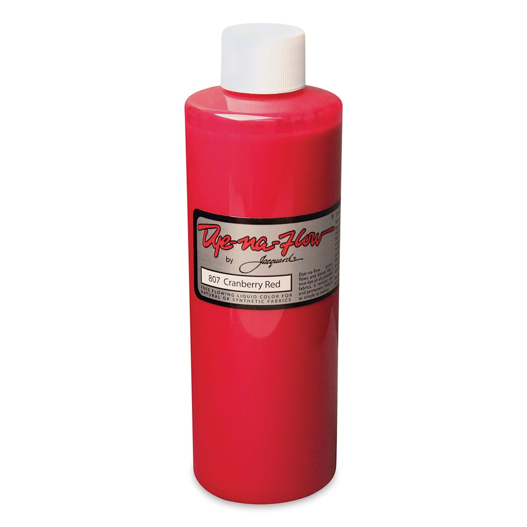 Open in modal - Jacquard Dye-Na-Flow Fabric Color - Cranberry Red, 8 oz bottle