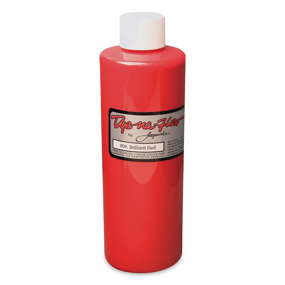 Open in modal - Jacquard Dye-Na-Flow Fabric Color - Brilliant Red, 8 oz bottle