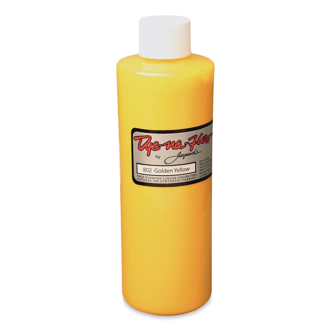 Open in modal - Jacquard Dye-Na-Flow Fabric Color - Golden Yellow, 8 oz, Bottle