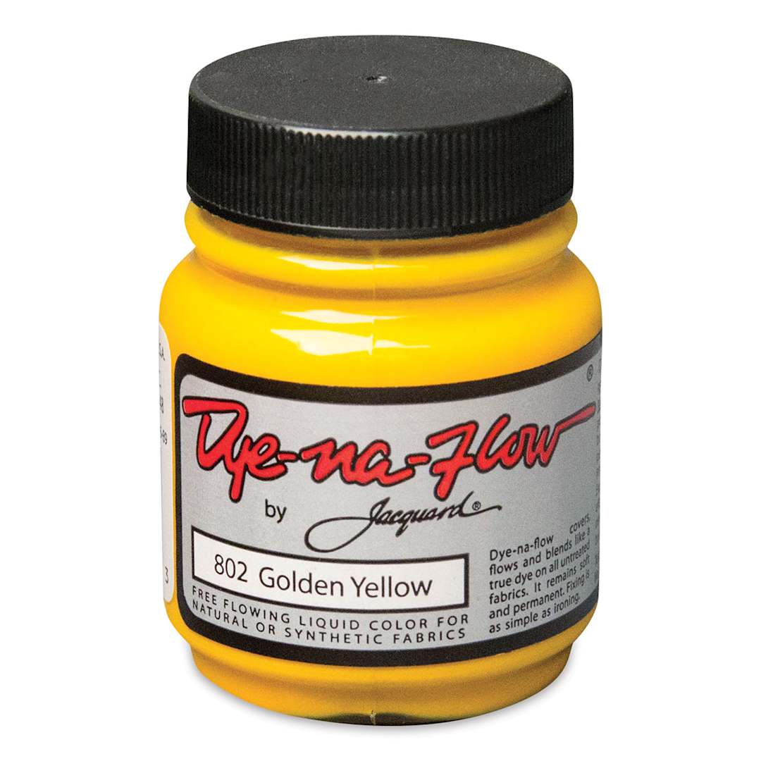 Open in modal - Jacquard Dye-Na-Flow Fabric Color - Golden Yellow, 2.25 oz jar