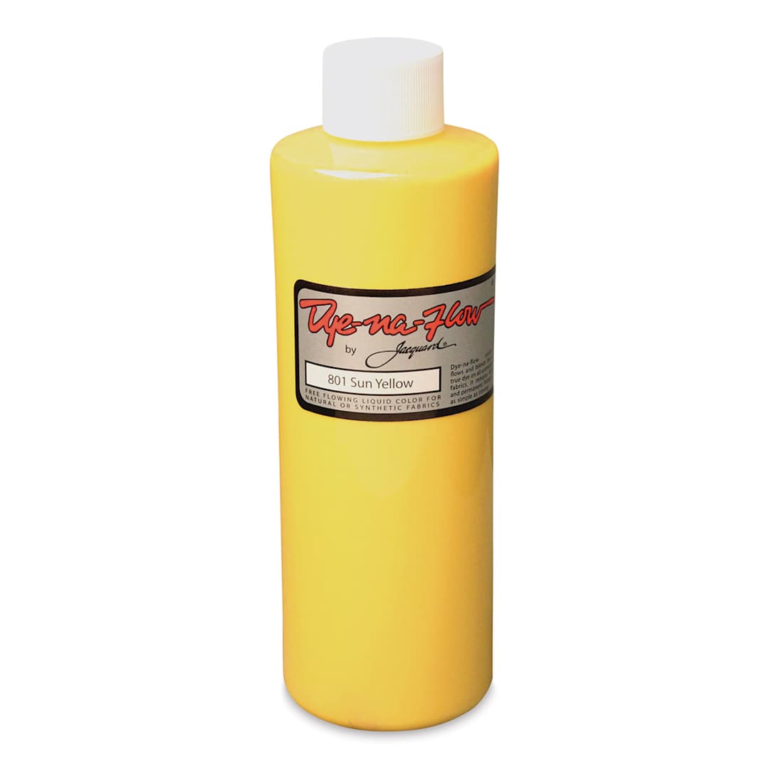 Open in modal - Jacquard Dye-Na-Flow Fabric Color - Sun Yellow, 8 oz, Bottle
