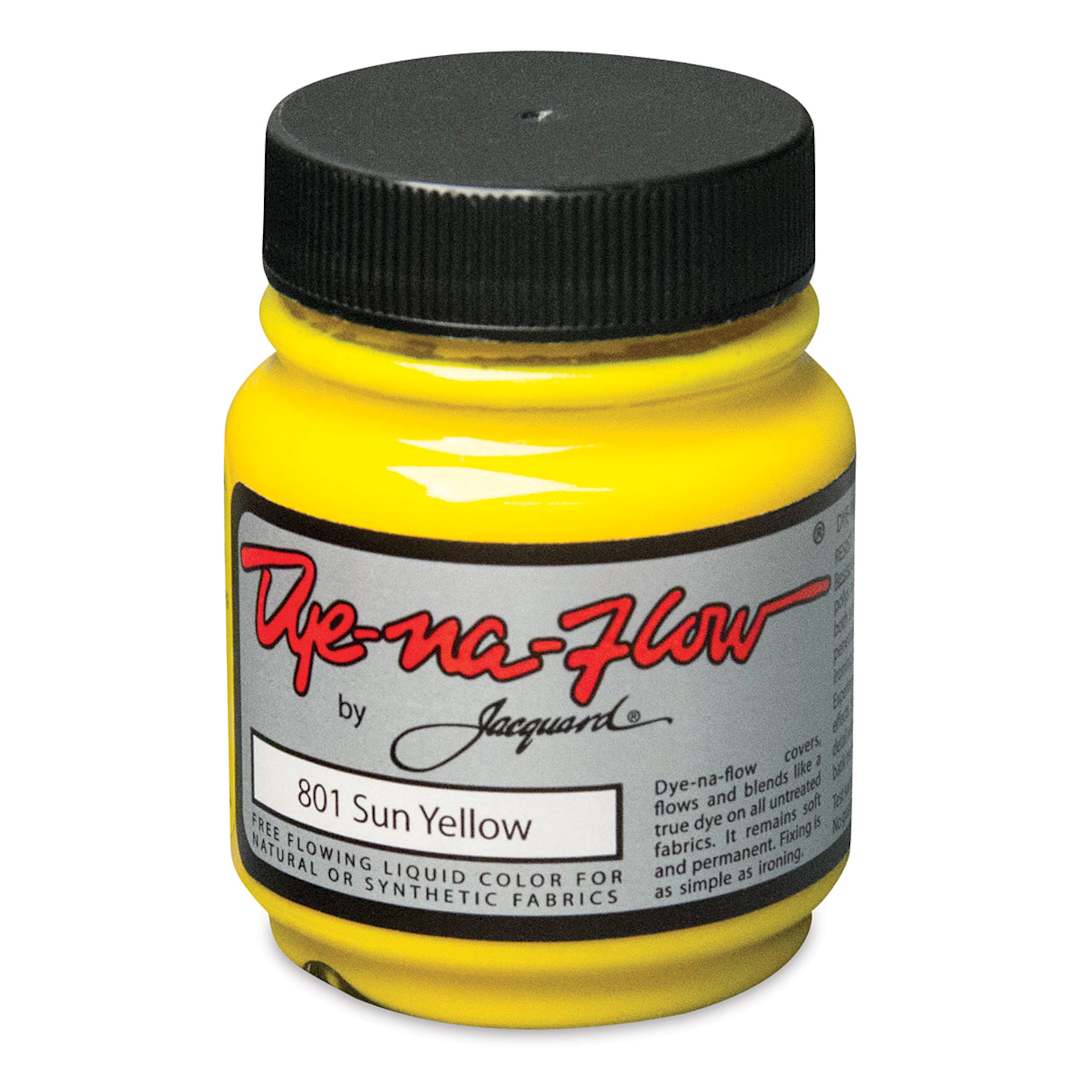 Open in modal - Jacquard Dye-Na-Flow Fabric Color - Sun Yellow, 2.25 oz jar