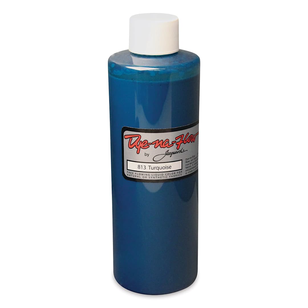 Open in modal - Jacquard Dye-Na-Flow Fabric Color - Turquoise, 8 oz bottle