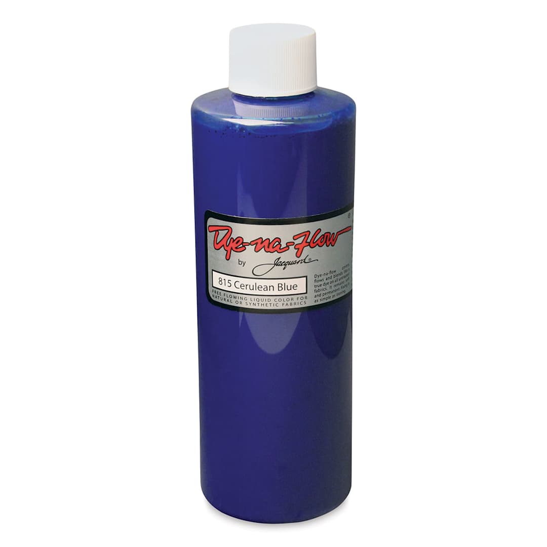 Open in modal - Jacquard Dye-Na-Flow Fabric Color - Cerulean Blue, 8 oz bottle