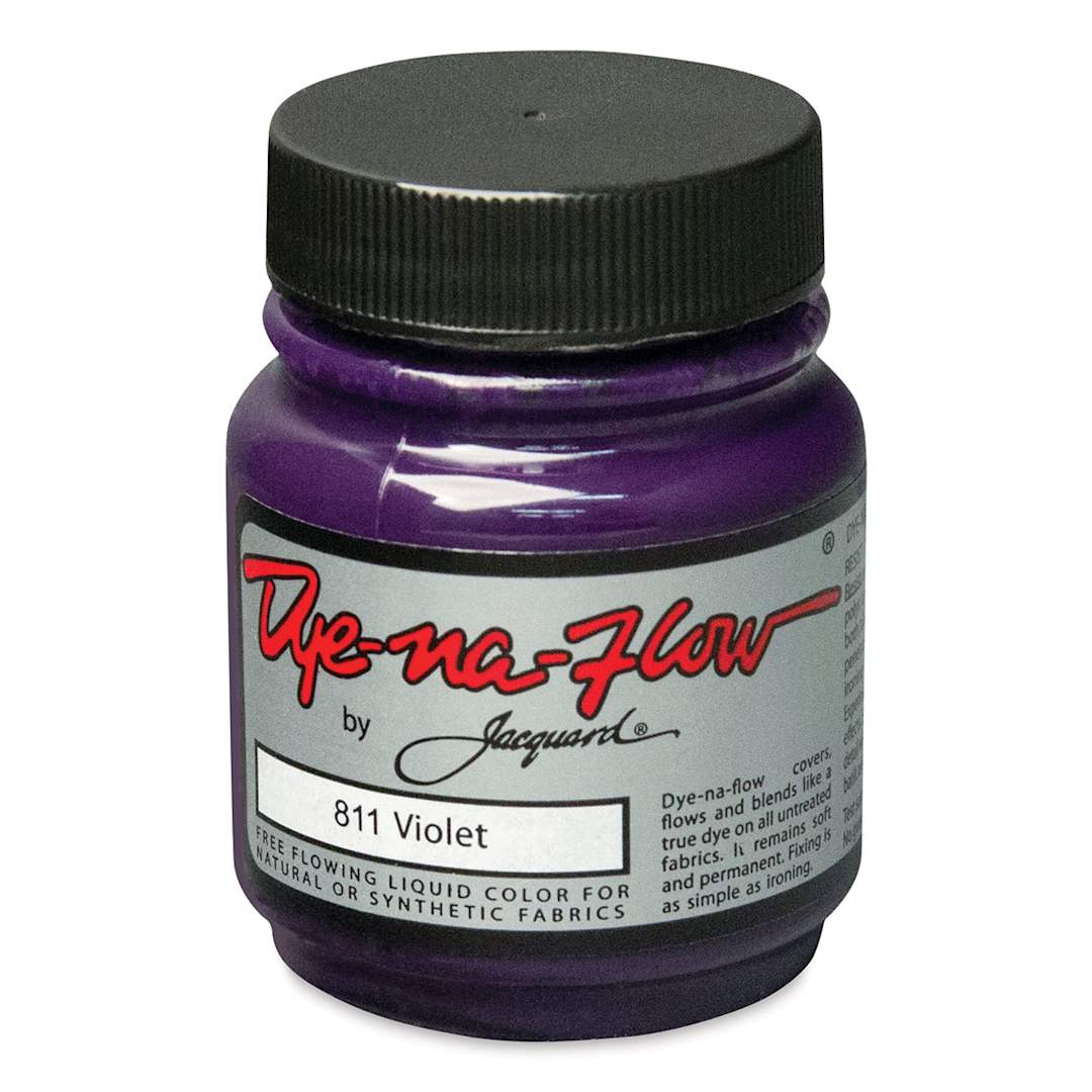 Open in modal - Jacquard Dye-Na-Flow Fabric Color - Violet, 2.25 oz jar