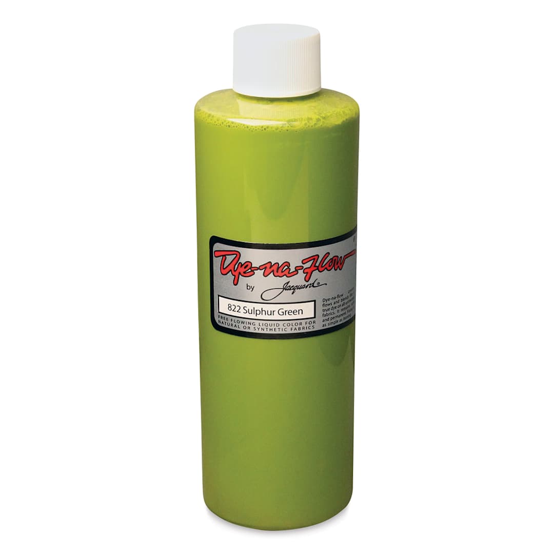Open in modal - Jacquard Dye-Na-Flow Fabric Color - Sulpher Green, 8 oz bottle