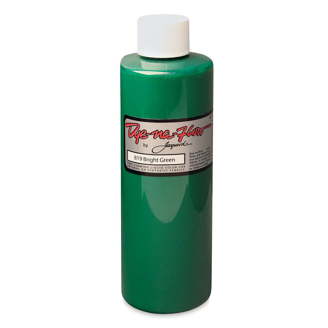 Open in modal - Jacquard Dye-Na-Flow Fabric Color - Bright Green, 8 oz bottle