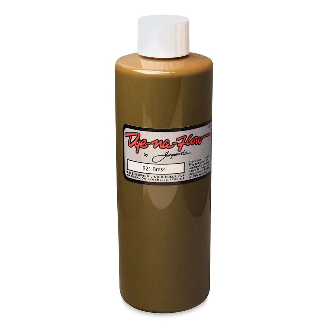Open in modal - Jacquard Dye-Na-Flow Fabric Color - Brass, 8 oz bottle