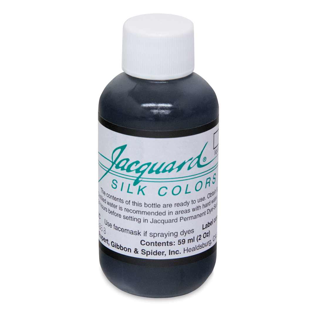 Open in modal - Jacquard Silk Dye - Black, 2 oz bottle