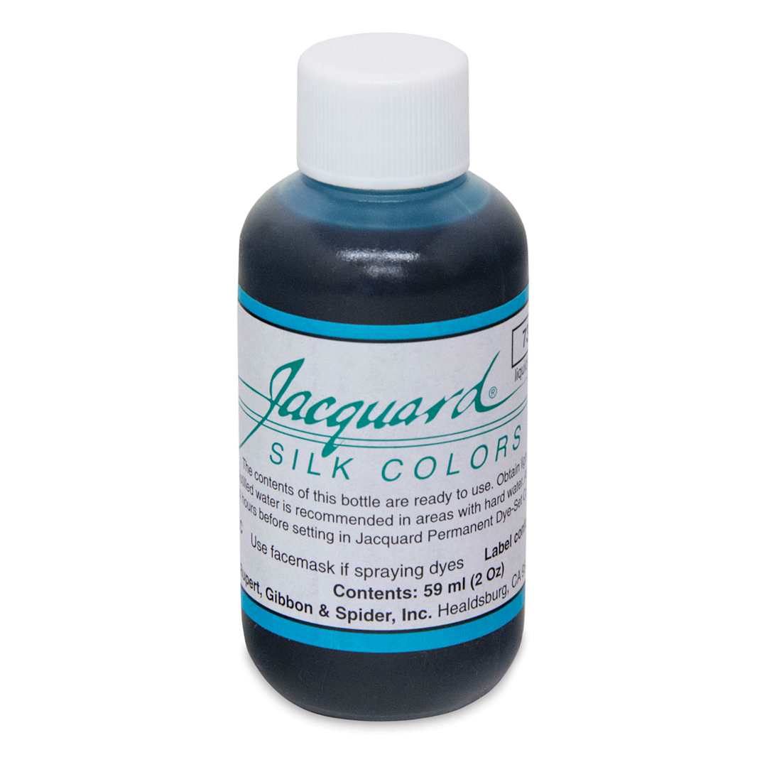 Open in modal - Jacquard Silk Dye - Turquoise, 2 oz bottle