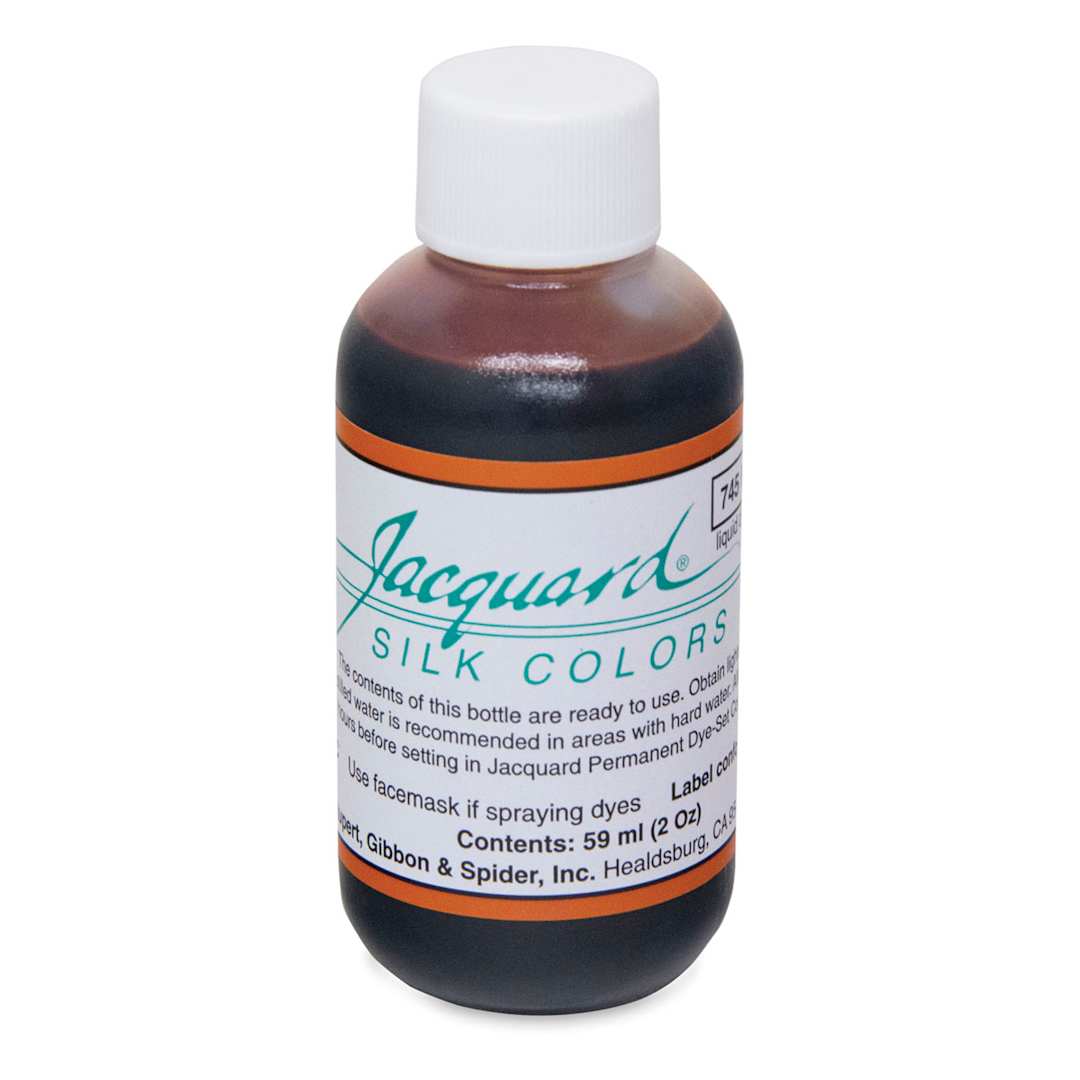 Open in modal - Jacquard Silk Dye - Brown Sienna, 2 oz bottle