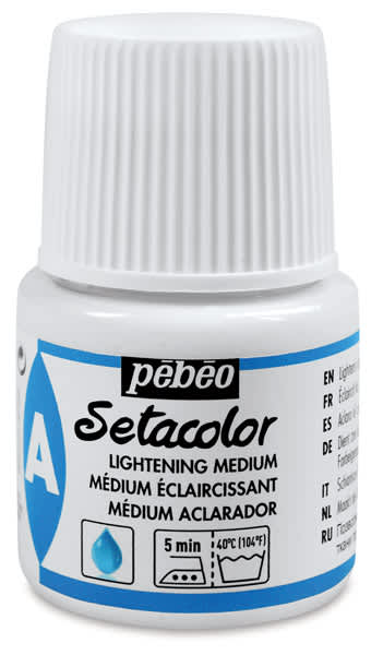 Open in modal - Pebeo Setacolor Fabric Medium - Lightener, 45 ml bottle