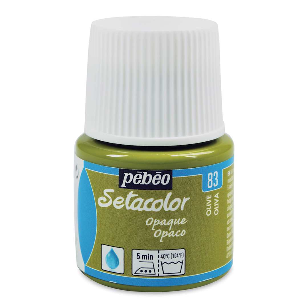 Open in modal - Pebeo Setacolor Fabric Paint - Olive, Opaque, 45 ml bottle