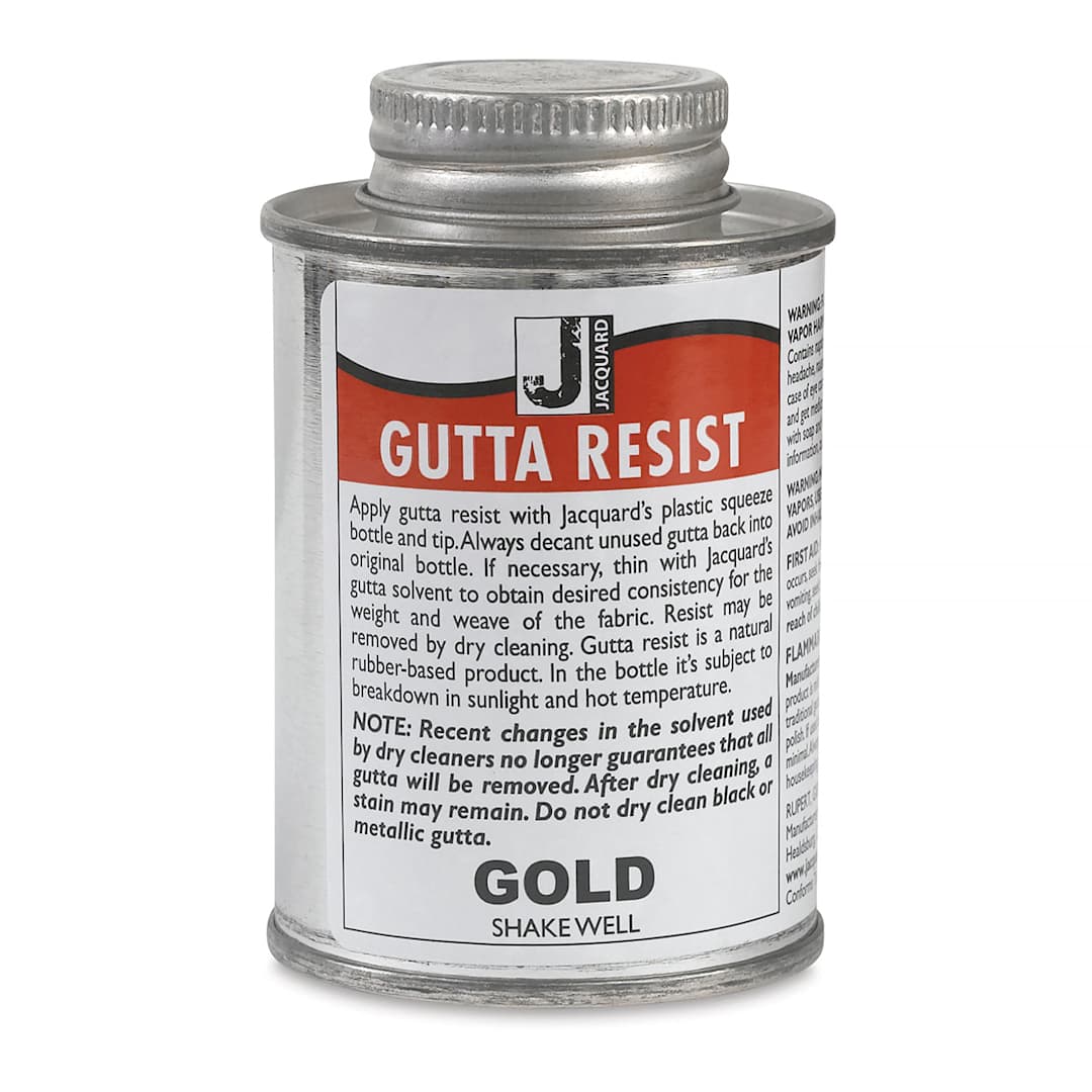 Open in modal - Jacquard Gutta Resist - Gold, 4 oz can