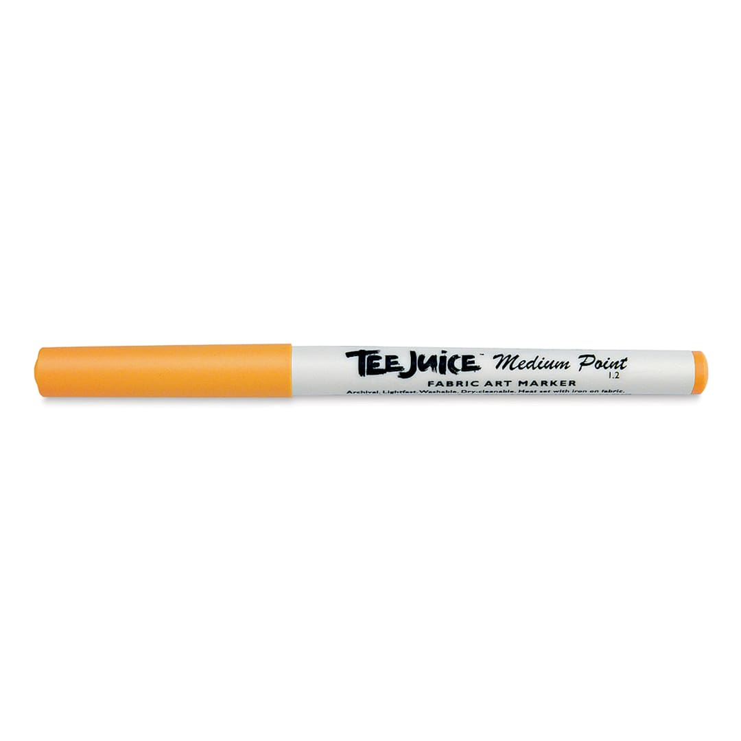 Open in modal - Jacquard Tee Juice Fabric Marker - Tangerine, Medium Point,  Marker