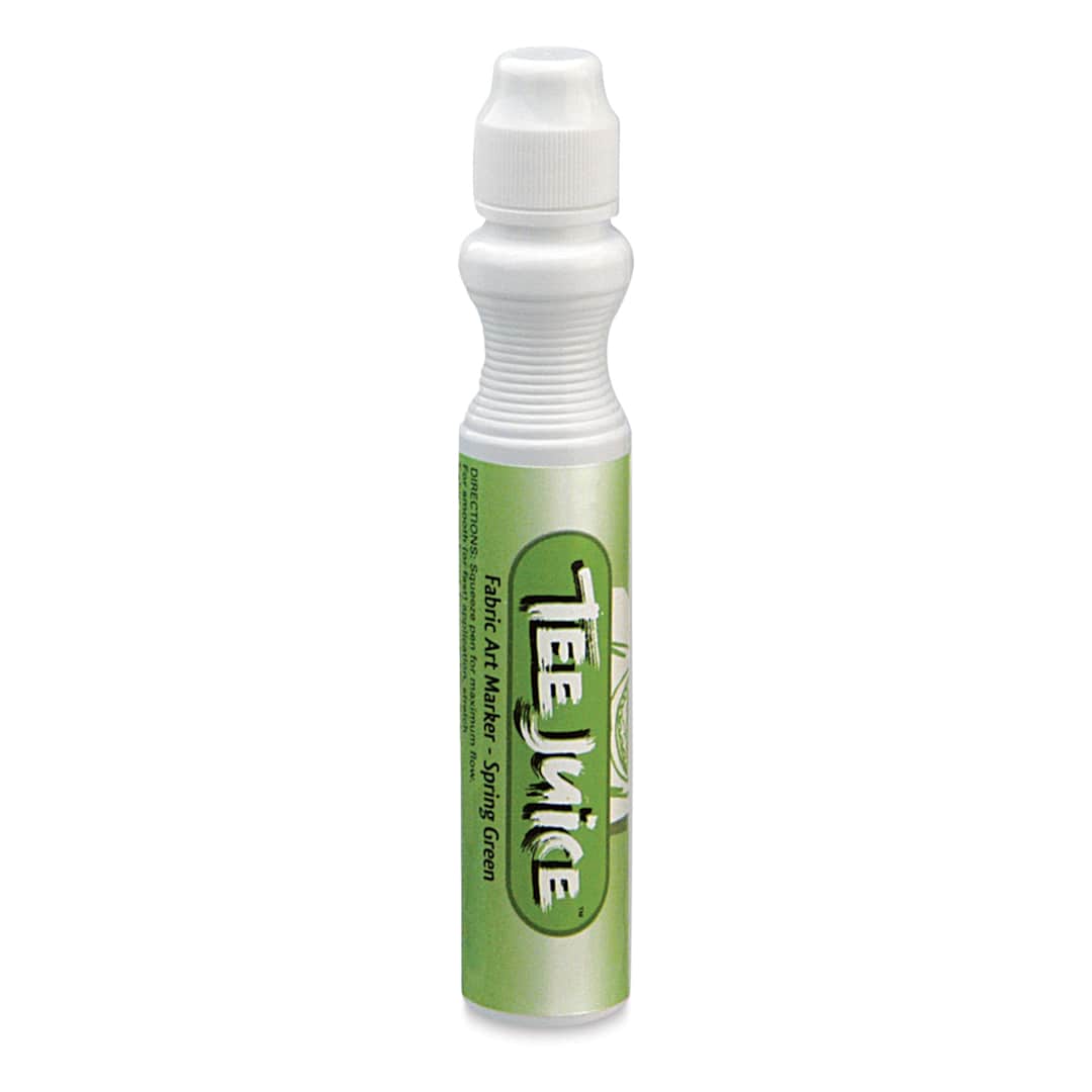 Open in modal - Jacquard Tee Juice Fabric Marker - Spring Green, Broad Point,  Marker