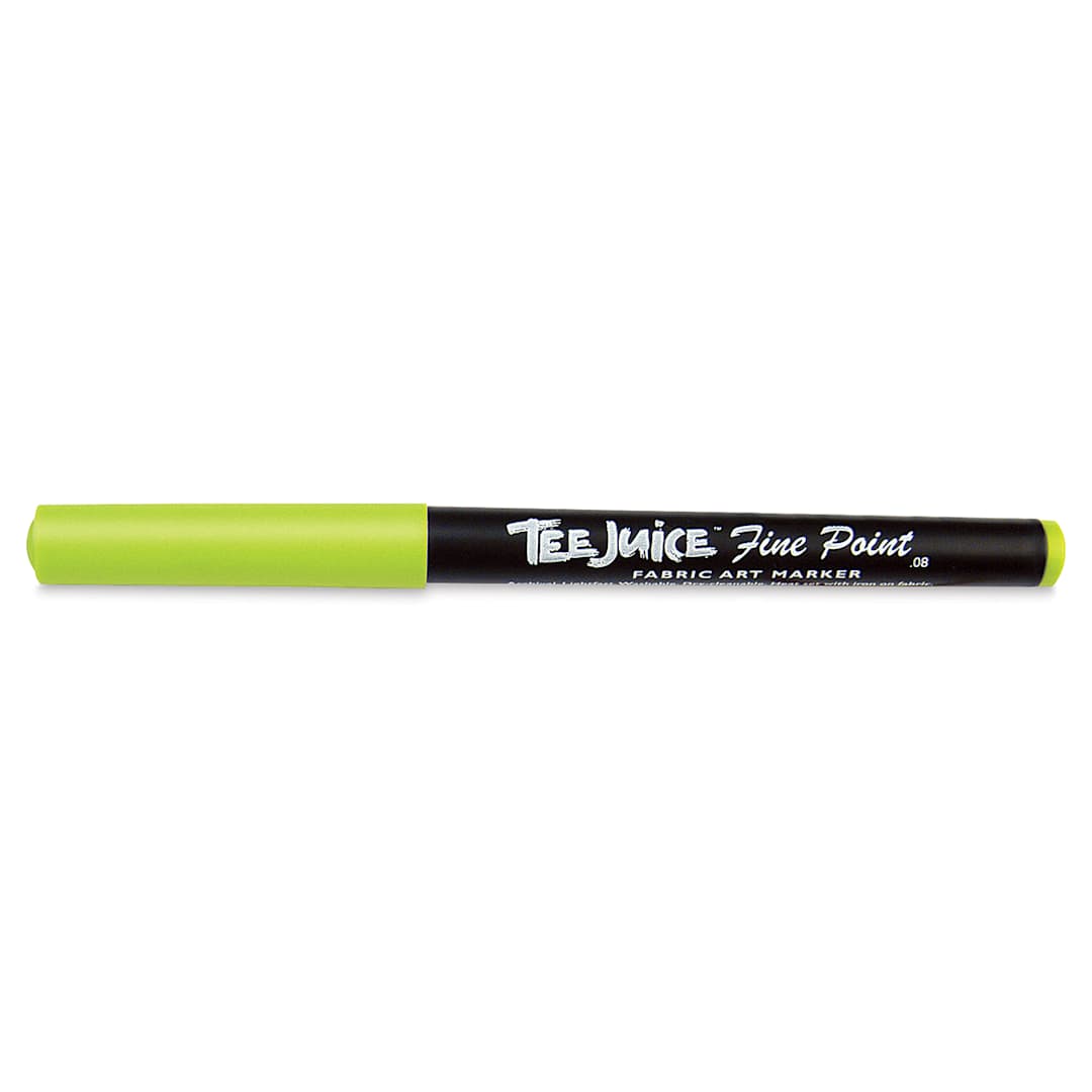Open in modal - Jacquard Tee Juice Fabric Marker - Spring Green, Fine Point,  Marker