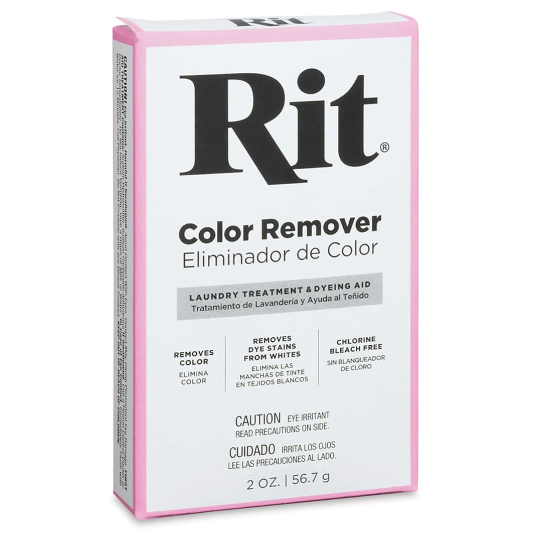 Open in modal - Rit Color Remover - Angled view of front of package
