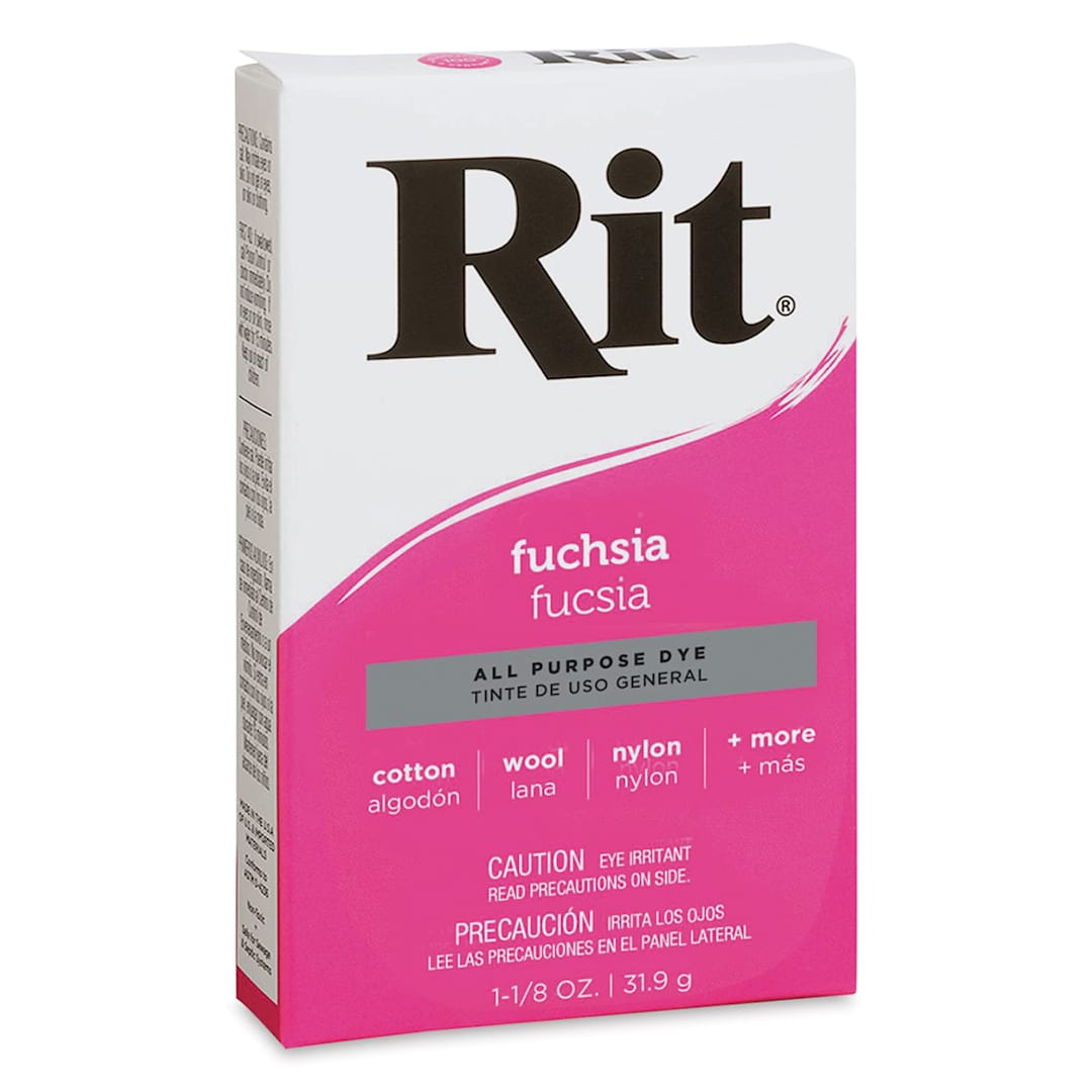 Open in modal - Rit All Purpose Powder Dye - Fuchsia, front of the packaging
